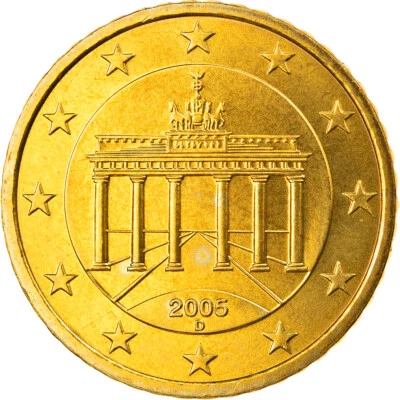 [#820012] République fédérale allemande, 50 Euro Cent, 2005, Munich, FDC, Laiton - Photo 1/2