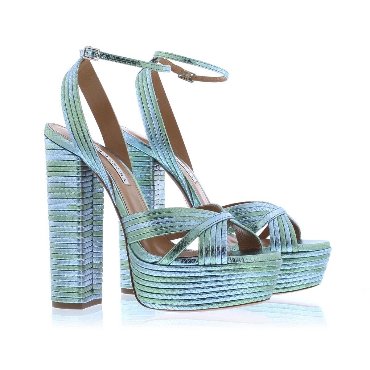 New AQUAZZURA Sundance Plateau 140mm snake embossed Platform New AQUAZZURA Sundance Plateau 140mm snake embossed Platform