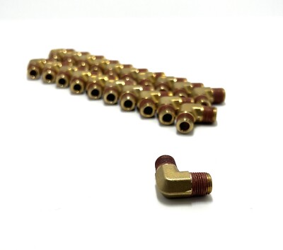 PARKER VS1204P-4 90 Elbow  Brass 1/4 in x 1/4 Pipe Size MNPT Free Expedited Ship