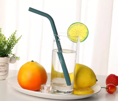 Premium Silicone Reusable Wide Bent Straws for Smoothies, Bubble Tea, 15 Colours - Picture 30 of 41