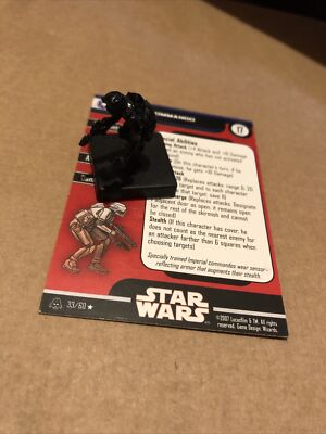 Star Wars Miniatures Senate Commando #33/40 Galaxy At War