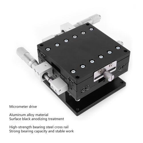 XYZ 3 Axis LD90-LM Manual Linear Stage Trimming Platform Tuning Sliding Table - Picture 6 of 8