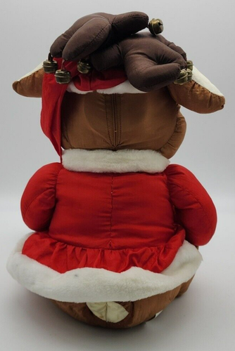 Paracaídas House of Lloyd Shivers The Reindeer peluche de nailon relleno 1993 Navidad - Imagen 3 de 4