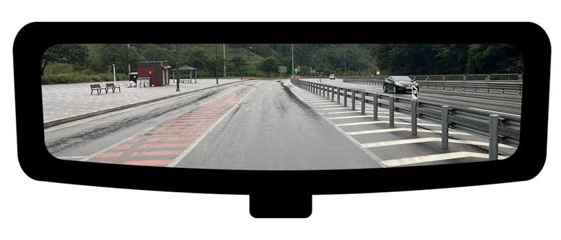 Espejo retrovisor digital Toyota Highlander 60 marcos LVDS 1920x384 GT0ZVSRW Foto 4 de 4