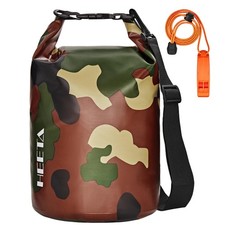 HEETA Waterproof Dry Bag for Women Men, Roll Top 5L, New Camouflage