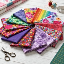 Timeless Treasures Living Color Pre-Cut Fat Quarter Bundle Cotton Fabric