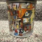 Vintage Cookie Biscuit Tin Cobble Street Ye Olde New England Scene 7.5" Tall — photo 7