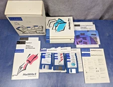 Vintage Mac Software Claris Power Package Macwrite Macdraw 2 Filemaker Pro Box