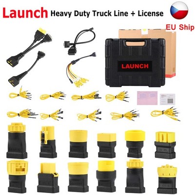Heavy Duty Trucks Adapter line with License for Launch X431 PAD V/ PAD VII/Pro5