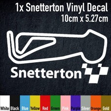 Snetterton 300 Track Race Circuit Vinyl Decal Sticker, BTCC, BSB, HPM001