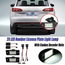 2X Kennzeichenbeleuchtung Für Porsche Cayenne VW Tiguan Golf Nummernschild
