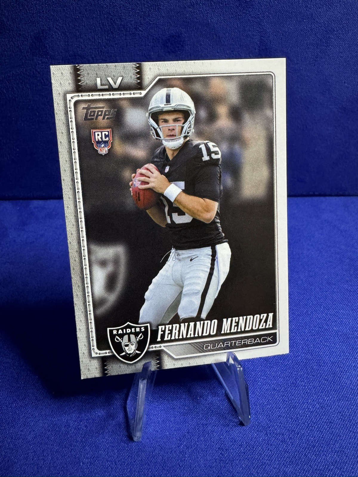 2026 Topps Fernando Mendoza Rookie Raiders RC