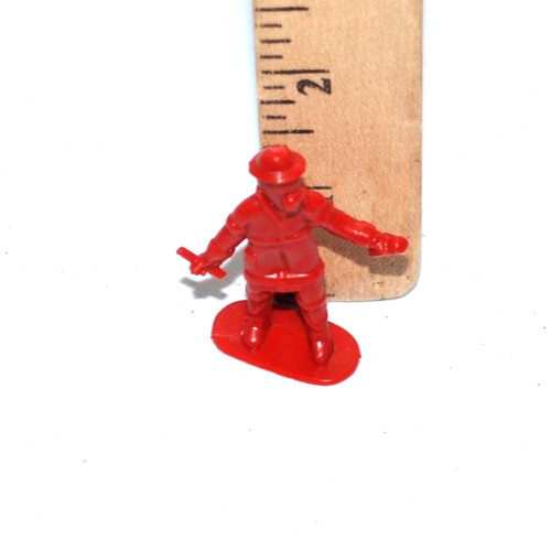 Lot of 18 Red Plastic Firefighters Fireman Mini Toy Action Figures