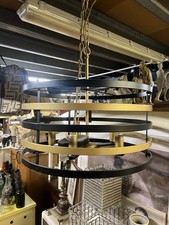 Very Large Gold Black Modern Ceiling Light Home Decor Interior Design Heavy Home