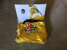 Vtg WWII Asian SILK Embroidered Pajama Set, Robe,  Slippers Original Box Japan