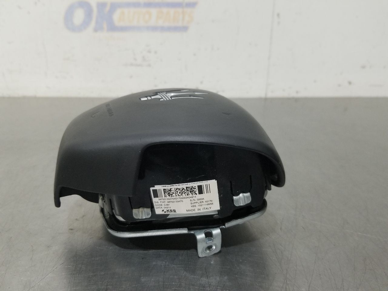 14 2014 MASERATI GHIBLI SQ4 STEERING WHEEL SRS PAD LEFT DRIVER 06700133470