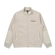 Genuine Malbon Golf Airy Full Zip-Up Jacket GREYISH BEIGE MAN 