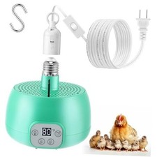 Pack Chicken Coop Heater, Timing Chicken Heat Lamp, Smart Temperature Control 1