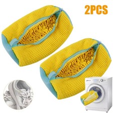 2pcs Washing Machines Trainers Shoes Laundry Bag Wash Boot Mesh with Zips