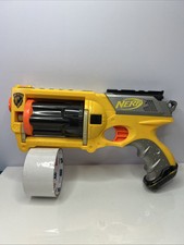 Nerf N-Strike Maverick REV-6 Dart Gun Yellow Black Blaster No Darts Used