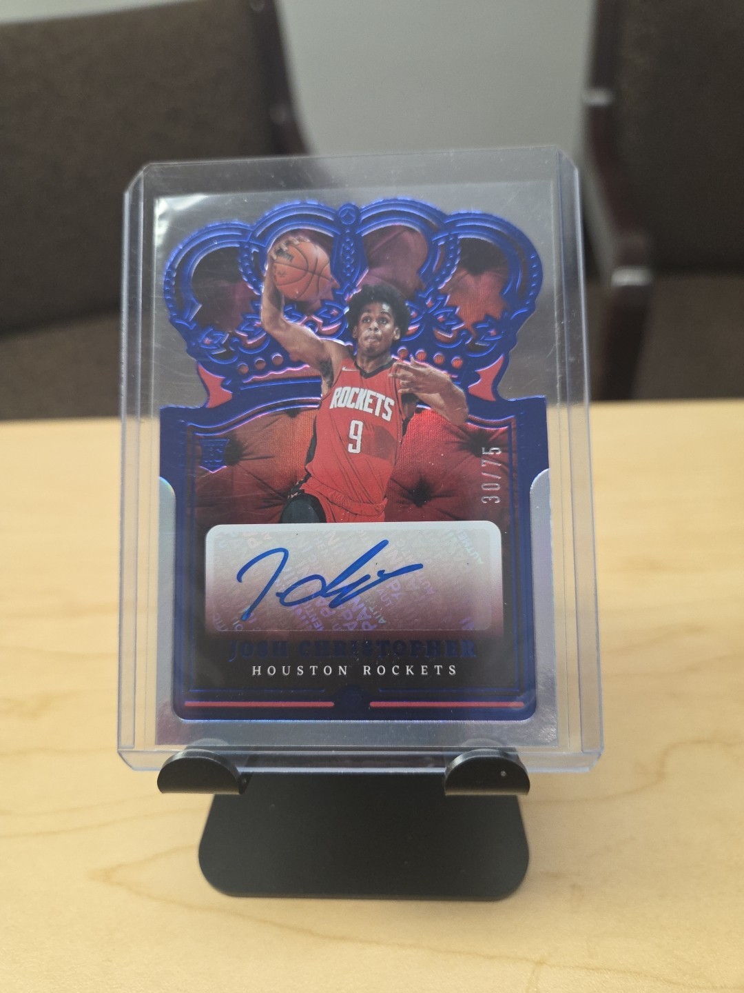 2021-22 Crown Royale - Rookie Auto Josh Christopher #RC-JCH Blue /75 (AU, RC)