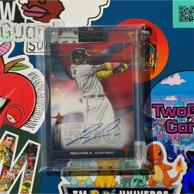 イ*ー様 2023 TOPPS LUMINARIES Ronald Acuna 2023 Topps Luminaries Hit Kings Autograph Ronald Acuña Jr /10