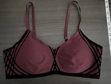 Honeylove LiftWear Silhouette Bra Fig Maroon Wire-Free Support LWBR0201 Size XL