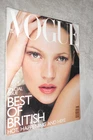 VOGUE MAGAZINE. KATE MOSS FRONT COVER. JUNE 1998 ISSUE.