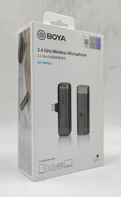 Boya BY-WM3U 2,4GHz Funkmikrofon USB-C Kameras/Camcorder/Computer