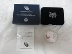 2018-W Proof $1 American Silver Eagle Box, OGP & COA