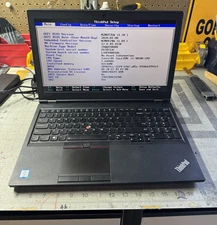 Lenovo P53 15" i7 9850H 2.6GHZ 65GB RAM (NO SSD,AC ADAPTER,OS) GOOD CONDITION