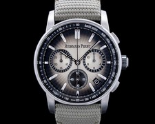 Audemars Piguet 26393QT Code 11:59 Chronograph SS Smoked Beige Dial