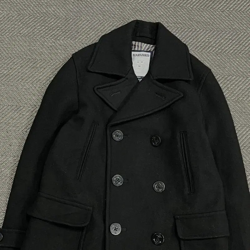 Harvard Basic Double Wool Coat V1236 Vintage - image 2