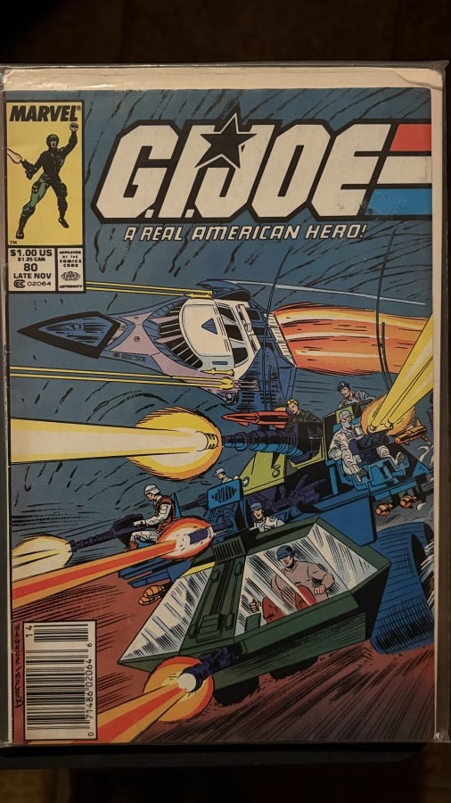 G.I. Joe: A Real American Hero #80 (1988) Marvel Newsstand Edition Armadillo