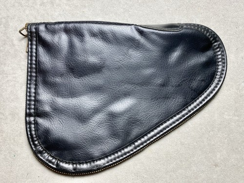 Vintage Browning Hi-Power Gun Case, Rug. Zippered Pouch, Red Felt Interior - Picture 2 of 5