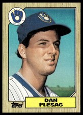 1987 Topps Dan Plesac Milwaukee Brewers #279