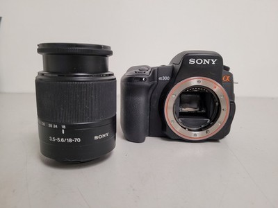 Sony Alpha DSLR-A330 Digital SLR Camera w/battery,Sony lense 3.5-5.6/18-70*parts