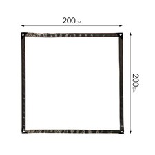 Wasserdichte Transparente Plane mit Ösen PVC Schutzplane LKW Folie Klare Garten