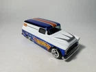 Loose Hot Wheels 55 Chevy Panel from 2007 Red Line Club. W/motorcycle