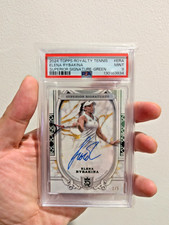 2024 TOPPS ROYALTY TENNIS SUPERIOR SIGNATURES ELENA RYBAKINA AUTO GREEN /5 PSA 9