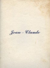 Jean Claude Restaurant Wine List and Drinks Menu Sutton Place New York 1983