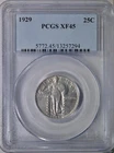 1929 Standing Liberty quarter, PCGS XF  45
