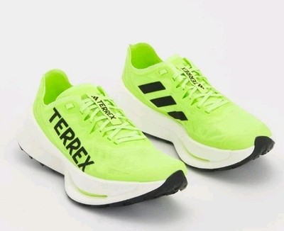  Men's Adidas Terrex Agravic Speed Ultra Trail Running Shoes Green Size 8.5 