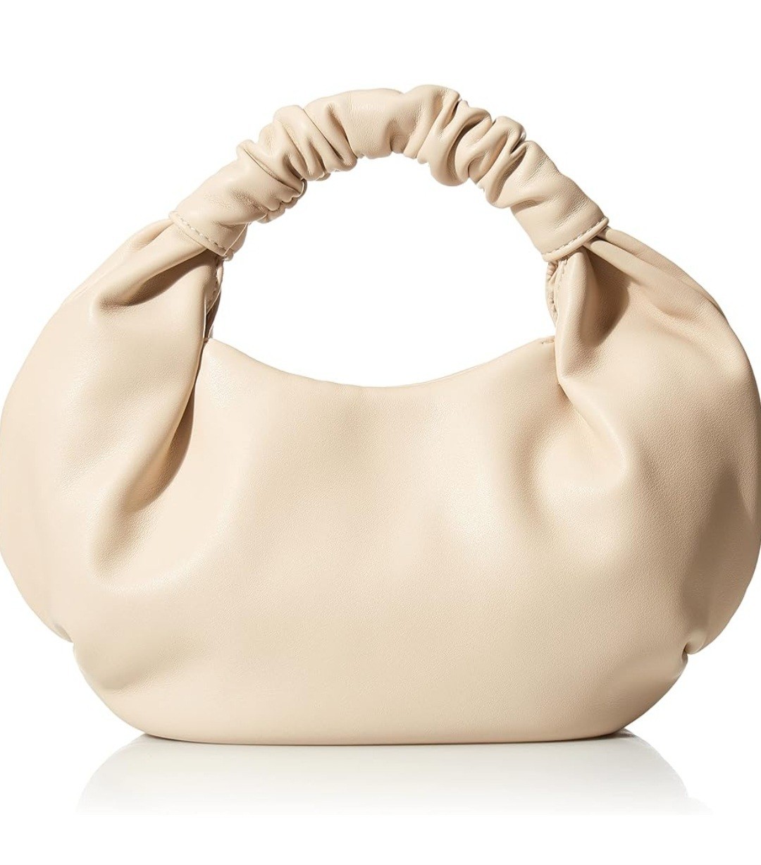 NEW The Drop Women's Addison Soft Volume Top-Handle Bag Small Purse Bone