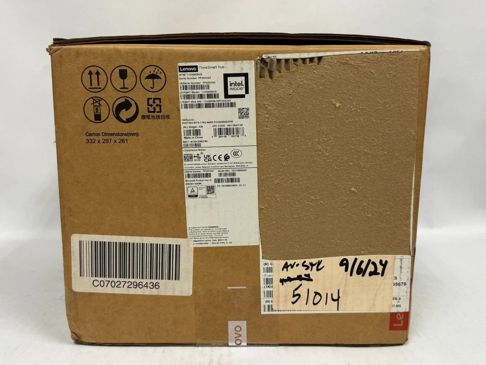 NEW Lenovo ThinkSmart Hub Z (model 11H30009US) For Zoom Rooms - Image 4 of 4