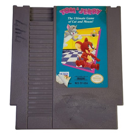 1991 Tom and Jerry The Ultimate Game Of Cat & Mouse Nintendo NES W/ Manual Case