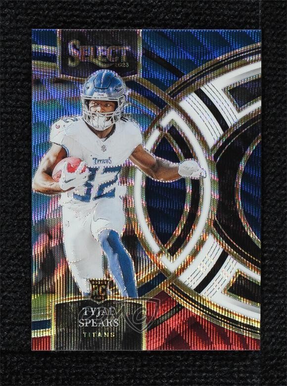 2023 Panini Select Premier Level Tri-Color Prizm /225 Tyjae Spears #172 9su