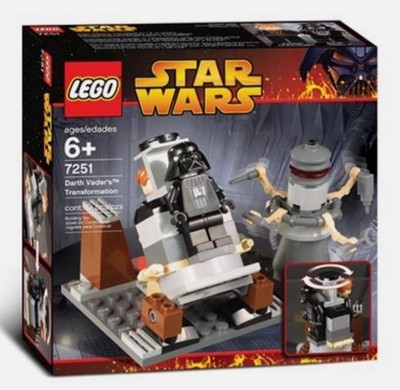 LEGO STAR WARS 7251 Darth Vader Transformation RETIRED NEW SEALED/Episode III