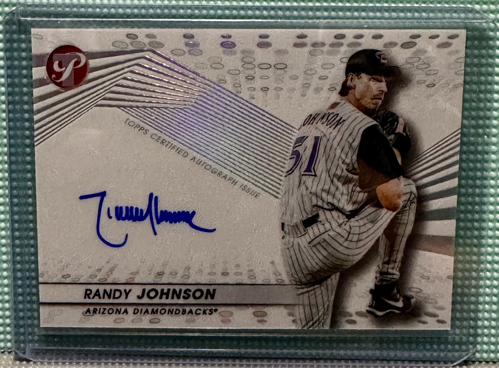 Randy Johnson 2023 Topps Pristine Personal Endorsements Silver Auto /50