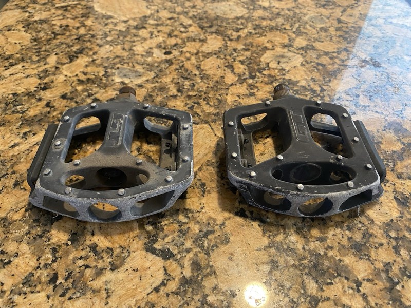 Vintage 90’s Mid School GT BMX Alloy 9/16" Pedals Old Mid School Freestyle HTF